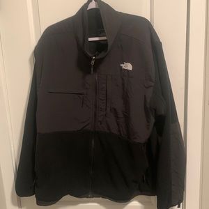 The north face zip up mens fleece jacket size xxl